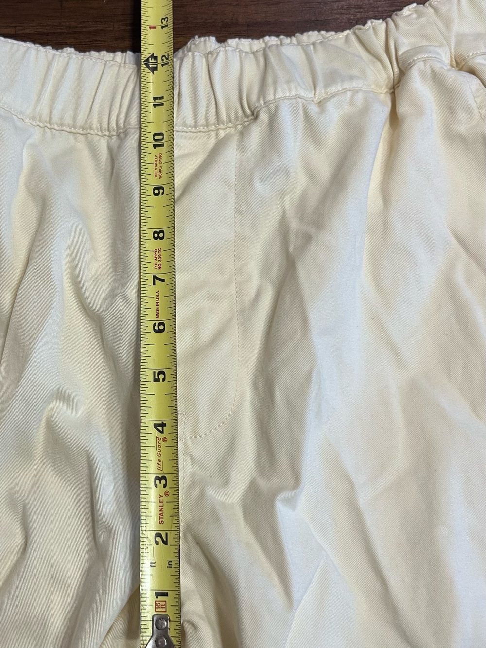 Madewell Cargo Joggers Size Medium Cream Cotton High Rise Pull-On MSRP 118.00 - Picture 9 of 14